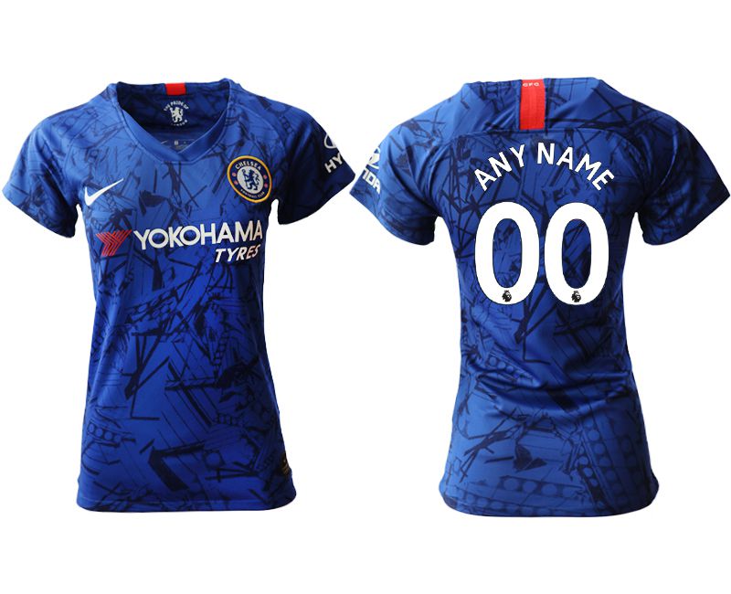 Women 2019-2020 club Chelsea home aaa version customized blue Soccer Jerseys->customized soccer jersey->Custom Jersey